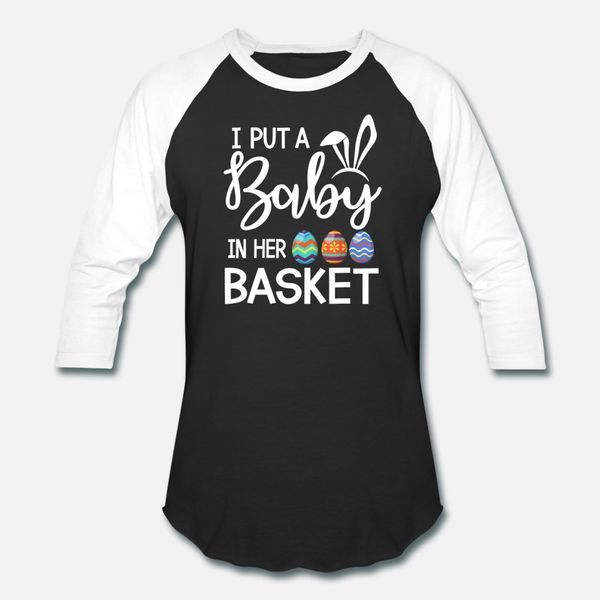 

i put a baby in her basket funny baby announcement t shirt men designing tee shirt euro size s-3xl normal sunlight funny casual summer cool
