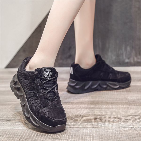 

women loafers air mesh shoe breathable flats fashion shoes women mesh flats shoes sneakers platform, Black