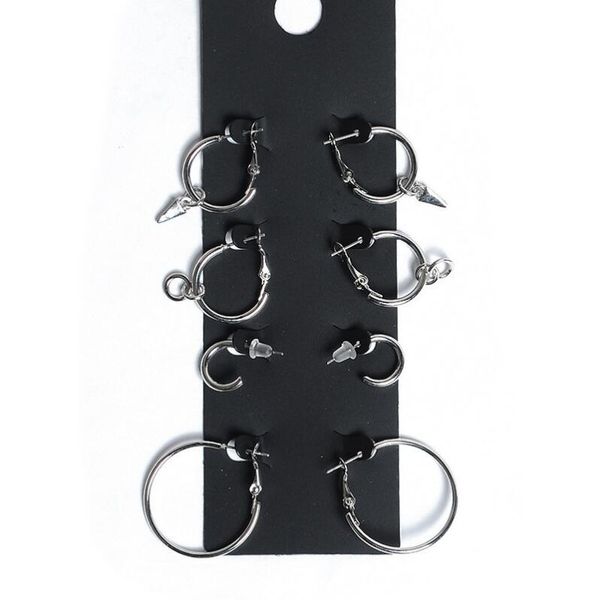 

jewelry hoop earrings sets circle round hoop earrings classic for women fashion of shipping, Golden;silver