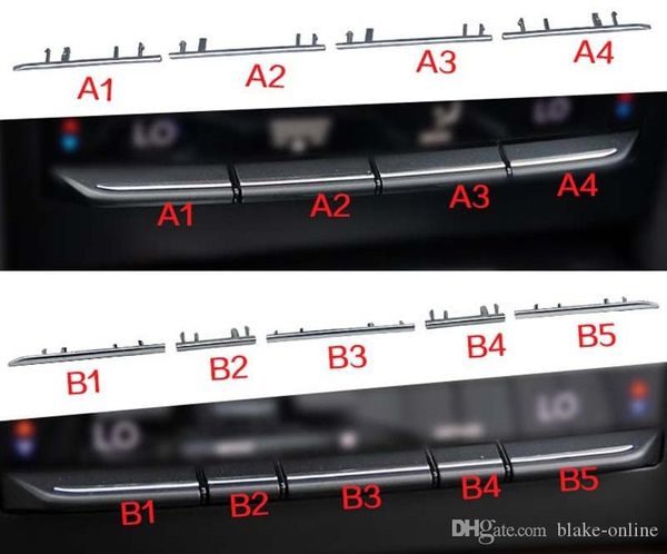 Autoknopf-Galvanikstreifen-Zentralsteuerungs-Klimaanlage-Panel-Tasten-Rahmenverkleidung für Mercedes Benz W212 E E-Klasse E300 E2234B