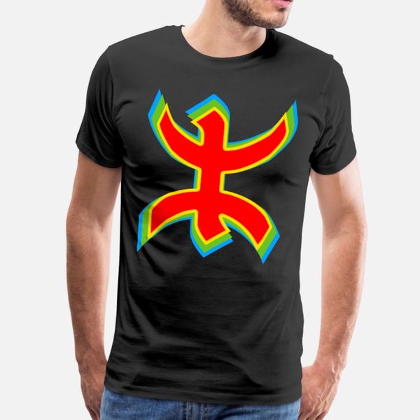 

amazigh symbol t shirt men sunlight tee shirt euro size s-3xl sunlight funny spring autumn slim