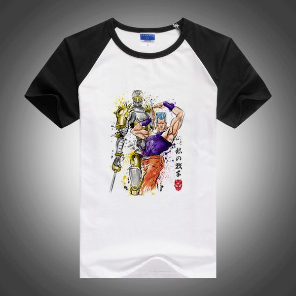 

streetwear japan anime jojo bizarre adventure funny t-shirts for man printed tshirt casual jojo t shirt hip hop plus size tees