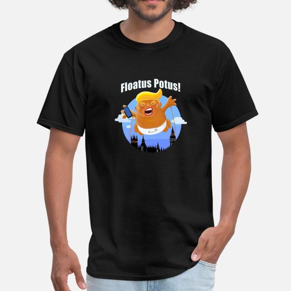 

trump inflatable baby blimp floating england t shirt men knitted short sleeve s-xxxl gift funny summer natural shirt