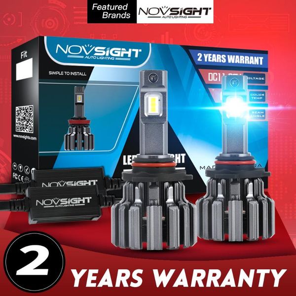 

novsight h7 led front lights h4 car light 9005 3 4 9006 h11 h8 led for car headlight 12v 90w 15000lm decoder auto headlamp