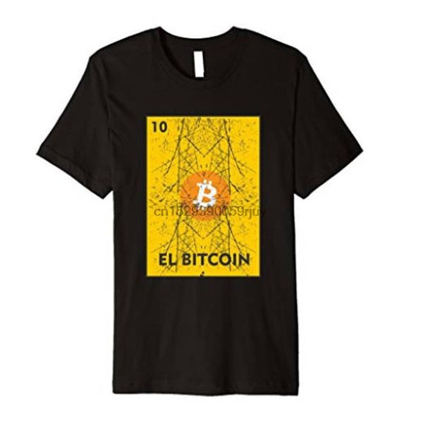 

el bitcoin loteria card themed криптовалюта тенниска
