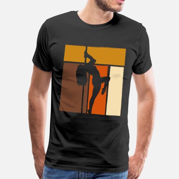 

retro pole dancing poledance fitness dancer t shirt men printed short sleeve plus size 3xl novelty sunlight authentic summer style shirt