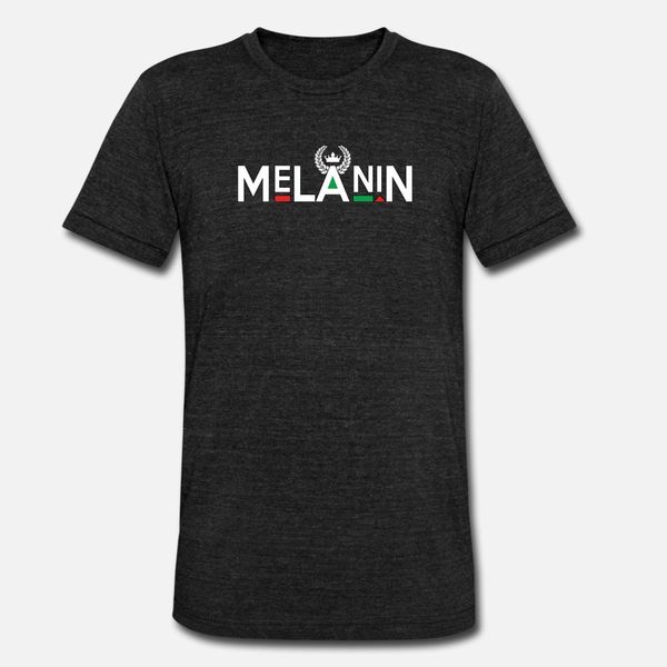 

melanin crown with feathers t shirt men print cotton round neck letter sunlight new style spring autumn unique shirt