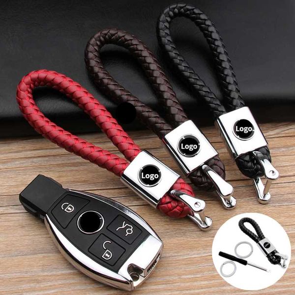 

car key chain braided rope pendant for w203 w204 w205 w210 w211 w212 w213 w463 gla glc e300 accessories keyring, Silver