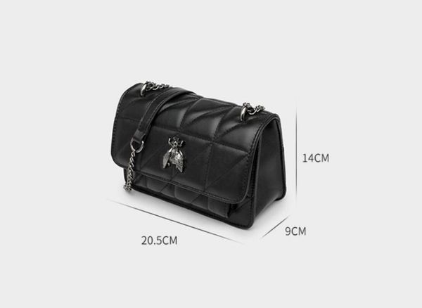 

crossbody сумки для женщин 2020 новый роскошный дизайнер мешок плеча pu кожа классический клетчатый маленький черный квадрат bag002