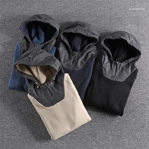 

long sleeve sweatshirts males contrast color casual clothes teenagers panelled sport letter hoodeies mens spring autumn designer, Black