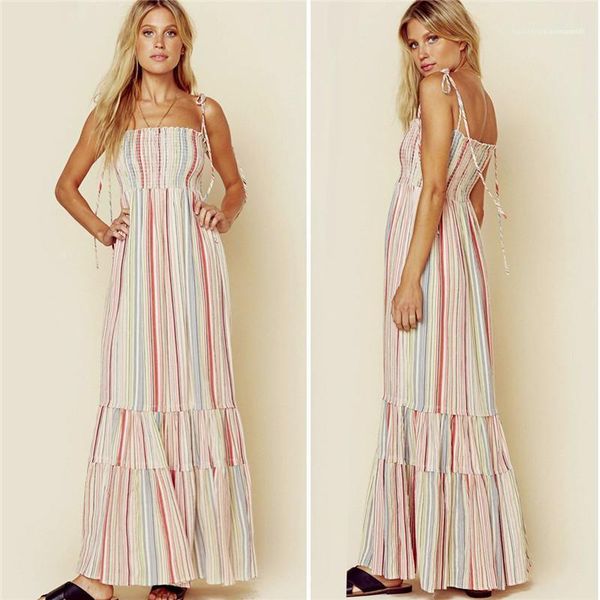 

dress womens multicolor print sling dress lace up high waist bohemian seaside holiday beach designer famale, Black;gray