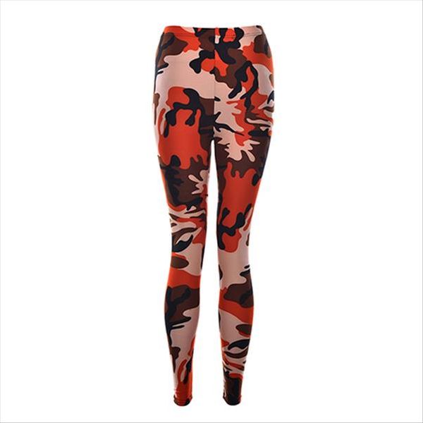 

мода прохладный женские девушки sexy camo спандекс камуфляж soft stretch брюки army green осень зима брюки леггинсы, Black