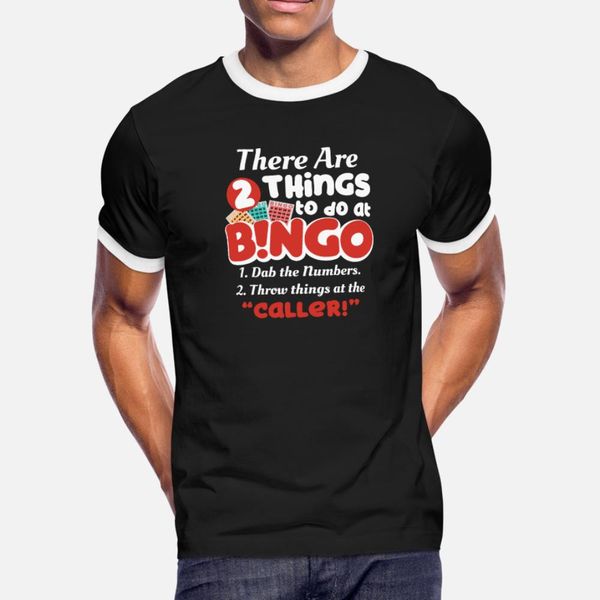 

bingo caller gifts design bingo announcement t shirt men sunlight short sleeve euro size s-3xl clothing sunlight comical spring kawaii