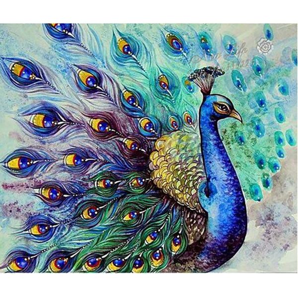

full square/round diamond 5d diy diamond painting peacock embroidery cross stitch rhinestone mosaic home decor