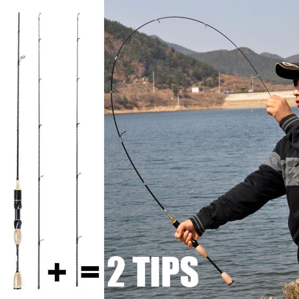 3 Section 0.8-5g Lure Weight UL Spining Casting Rod Lightweight Ultra Light Tube