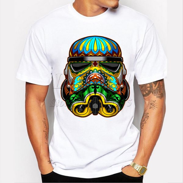 

2019 stormtrooper printed t-shirt funny men's tee shirts hipster o-neck cool