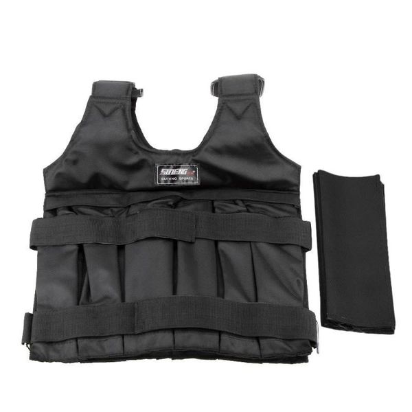 

accessories max loading 50kg adjustable weighted vest weight jacket exercise boxing training waistcoat invisible weightloading