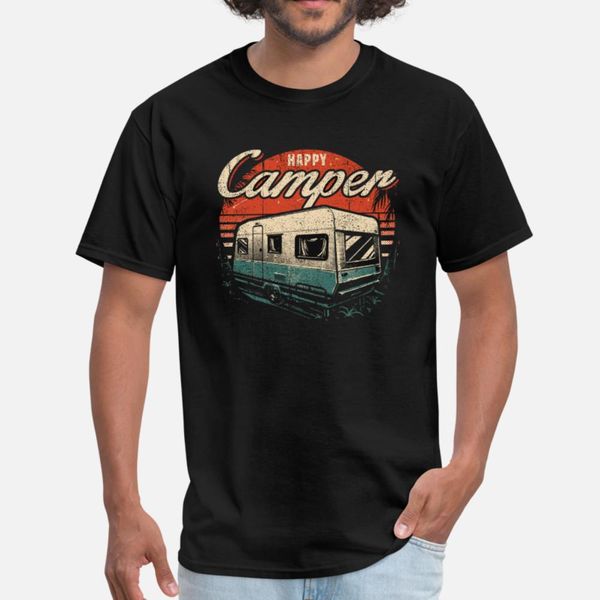 

vintage retro rv camping shirt t shirt men print 100% cotton s-xxxl male famous casual summer style cool shirt