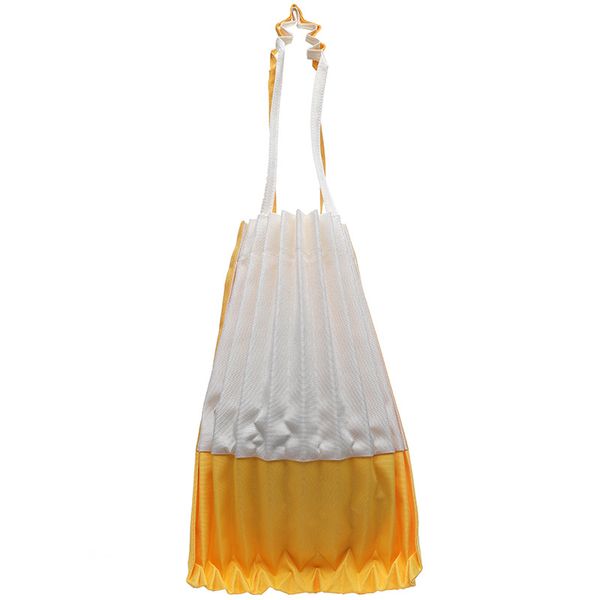 

ladies handbag multifunctional foldable shopping bag portable shoulder bag pleated canvas storage leisure travel tote