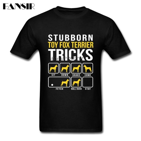 

basic style tees shirt for men fox terrier dog men t-shirts short sleeve cotton custom group clothes