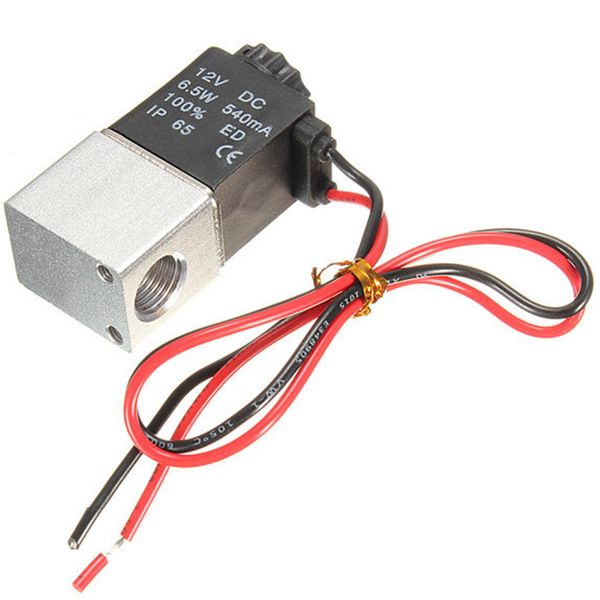 

1/4 дюйма dc 12v 2 way нормально замкнутый электрический соленоид воздух
