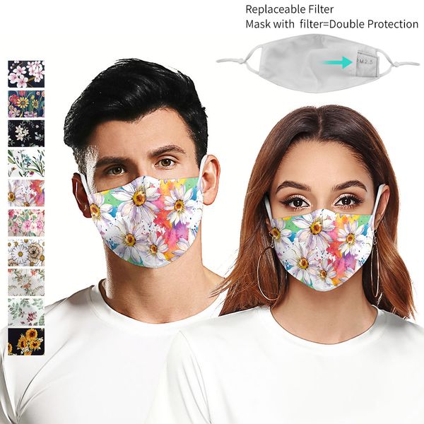 

reusable women men kids 3d fun protective mouth face mask mark fabric facemask washable hip hop party magic d32922