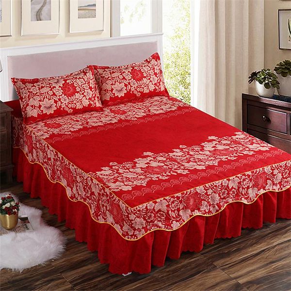 

skirts textile polyester linings150x200cm queen european size cotton bed flowers colourful home bedcover style bedspread oehkc