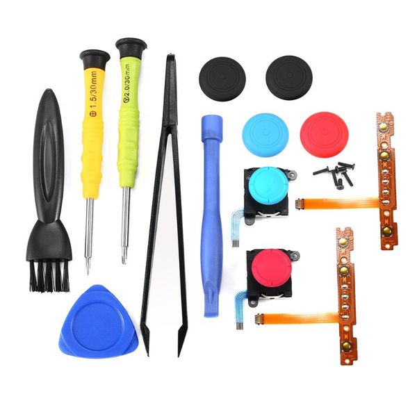 

joy-con repait kit 3d joystick replacement for switch repair tool l/r sl sr l/r sl sr button flexible cable