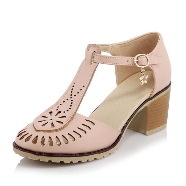 

med shoes block heels 2020 summer luxury sandals comfort shoes for women wedge large size medium chunky ladies fashion, Black