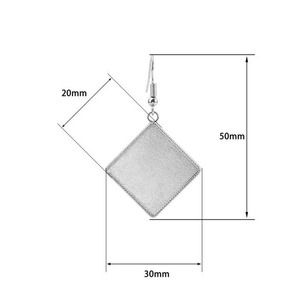 

10pcs/set diy earrings hooks handmade earrings cabochon base settings blank tray for jewelry making accessories