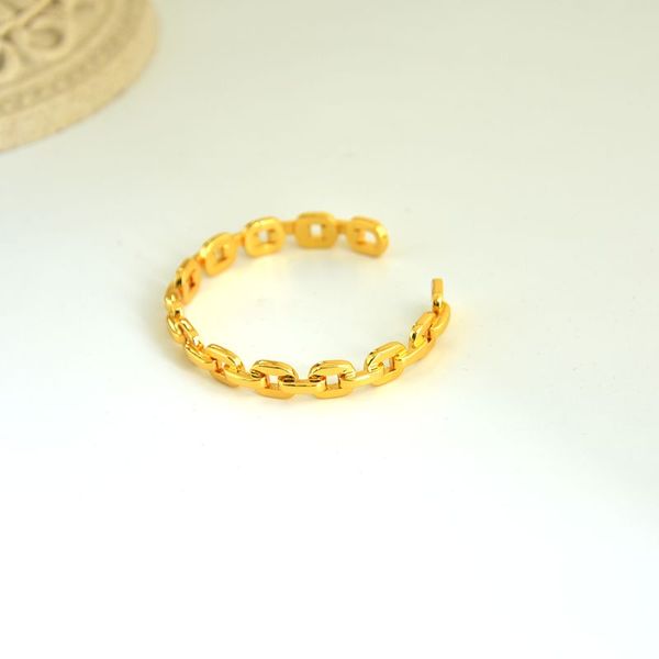 

LONDANY designer bracelets for women luxury gold color bangles jewellery charms Popular jewelry copper simple fashion metal