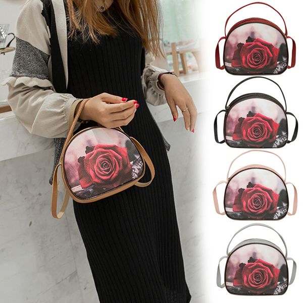 

ladies print handbag pu leather large capacity mobile wallet crossbody bag new