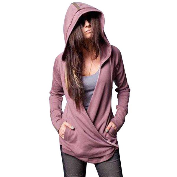 

spring casual jacket women's hoodied suede jacket cool girl punk long sleeve outerwear d30, Black;brown