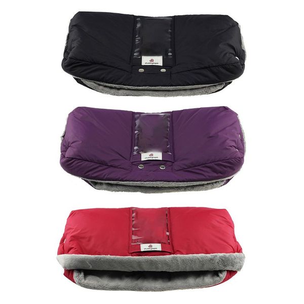 

winter baby stroller glove with waterproof cell phone pocket windproof hand muff