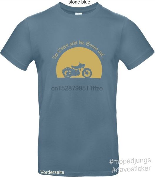 

футболка im остен geht die sonne auf rt 125 mopedjungs симсон м.з. олдтаймер mopedfor мужчины 2019 новый короткий рукав хлопок случайных муж