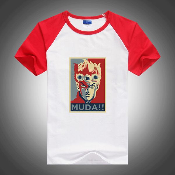 

хлопок soft футболка прохладный jojo bizarre adventure graphic print tee homme японский аниме стиль tshirt плюс размер топы футболки мужчин