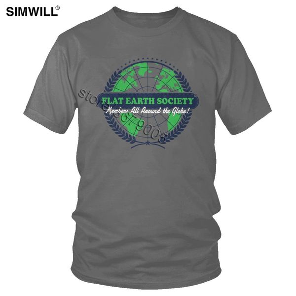 

vintage classic flat earth society members around the globe tshirt men's leisure soft cotton t shirt o neck short sleeve map tee