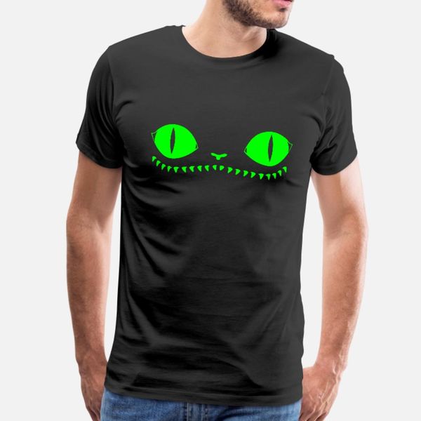 

жуткие cat cap желтой футболка мужчины хлопок проектирование crew neck gents солнечного свет строительство весна формальная рубашка