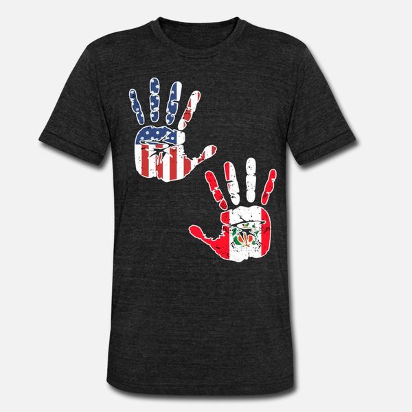 

usa peru handprint flag proud peruvian t shirt men custom tee shirt s-xxxl gents graphic funny spring autumn trend shirt