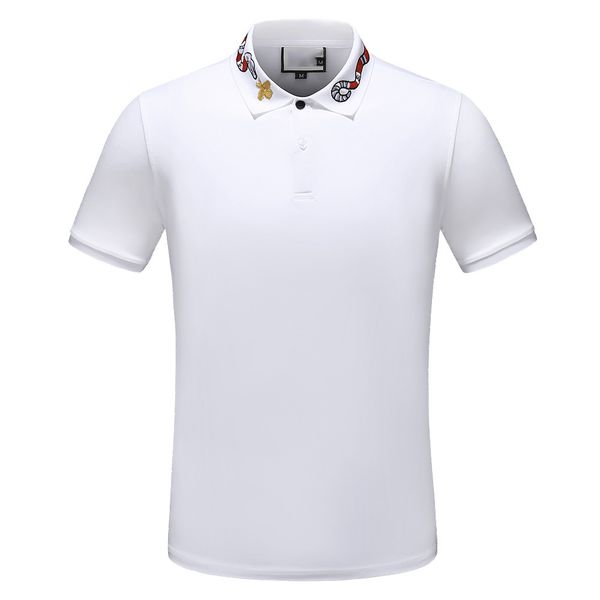 

mens designer polos black white red mens fashion designer t shirts short sleeve polo m-xxxl, White;black