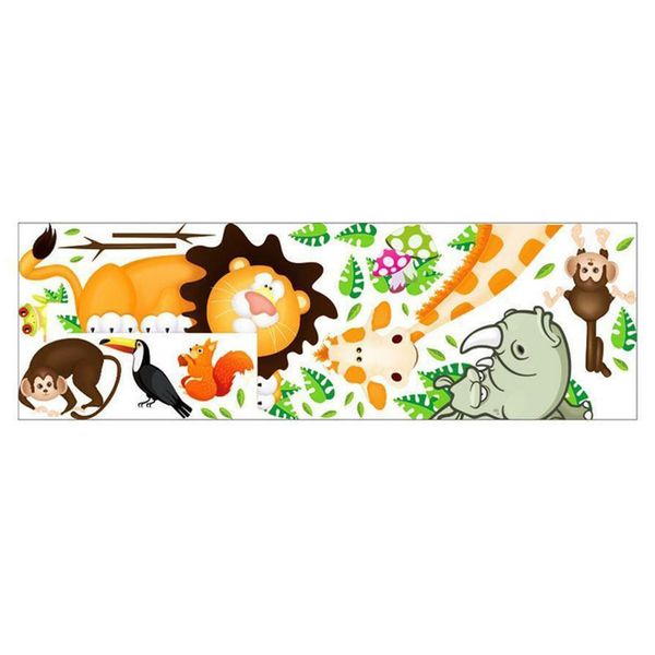 

baby nursery kid room forest animal wall sticker mural art waterproof stylish
