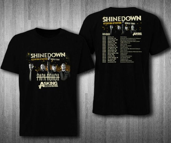 

limited shinedown с asking alexandria papa roach тур 2020 тенниска s-5xl