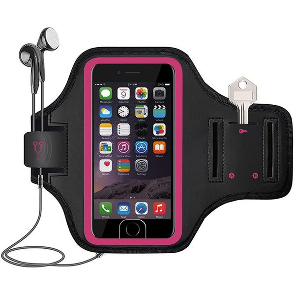 

new outdoor sports phone holder armband case for samsung gym running phone bag arm band case for ip 11 xs max 6.5 inch