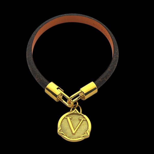 

factory price jewelry v leather hanging round card texture bracelet hero alliance electronic competition bracelet, Black