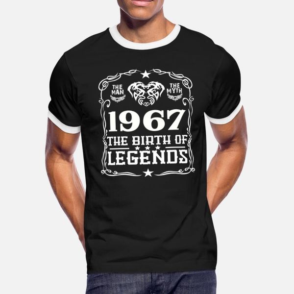 

legends 1967 t shirt men knitted tee shirt euro size s-3xl male cute humor spring autumn letters shirt