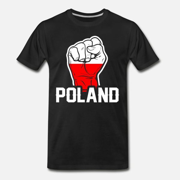 

poland flag t shirt men designing cotton o-neck leisure cute breathable spring unique shirt