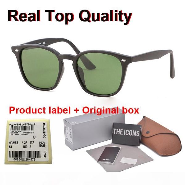 

round sunglasses women men brand designer retro sunglass glass lens eyewear mirror glasses uv400 female male with retail box, White;black