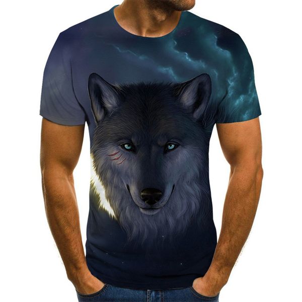 

wolf animal cool male male 3d print shirts humor hentai humor men clothing
