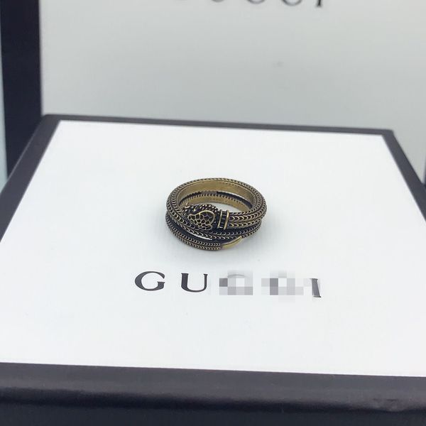 

vintage snake men women ring gold color green eye punk style hiphop party personality gg rings cool girl gift fashion jewelry gÃ»ccÃ¬, Silver