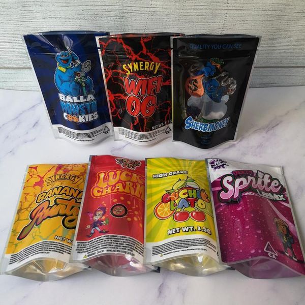 

420 charmz packaging lucky proof bags dry sherbmoney 3.5g 85x125cm bag mylar dirty flowers new bags herb smell smell ouchie lato pro sqloqw